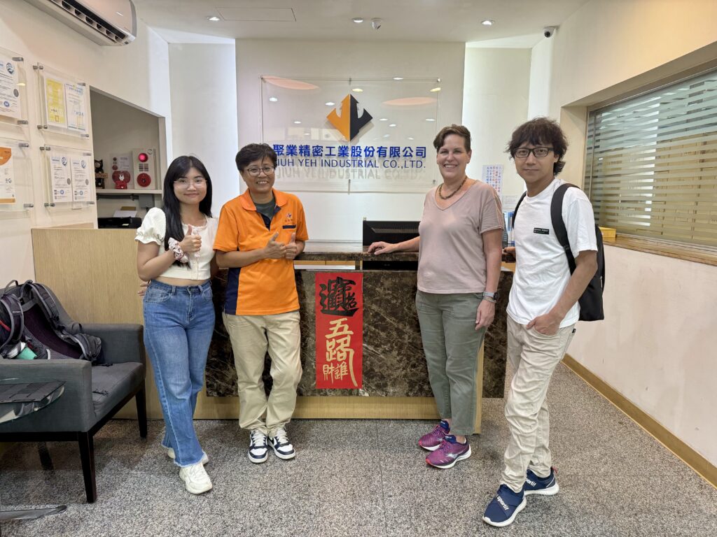 Visiting JYP factory in Taiwan to learn mold production, mold-making, and mold trial in injection molding industry. SCM Solution, Taiwan.